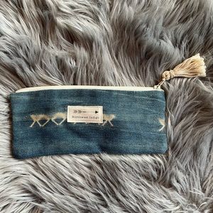 Boho Vintage Tie Dye Pouch